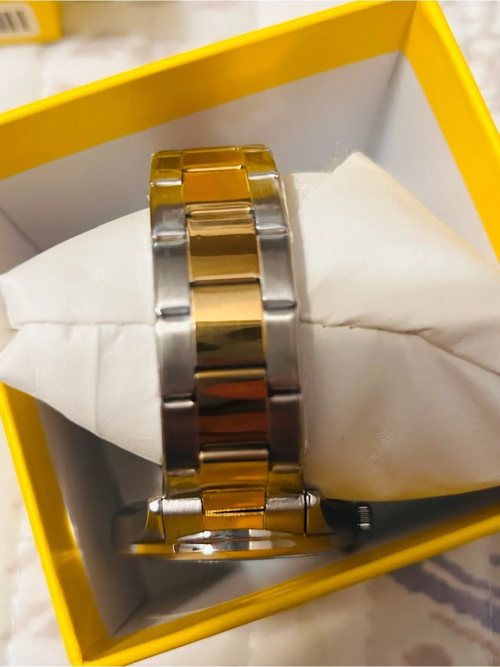 Invicta Two-Tone Silver and Gold Roman Numeral Dress Watch